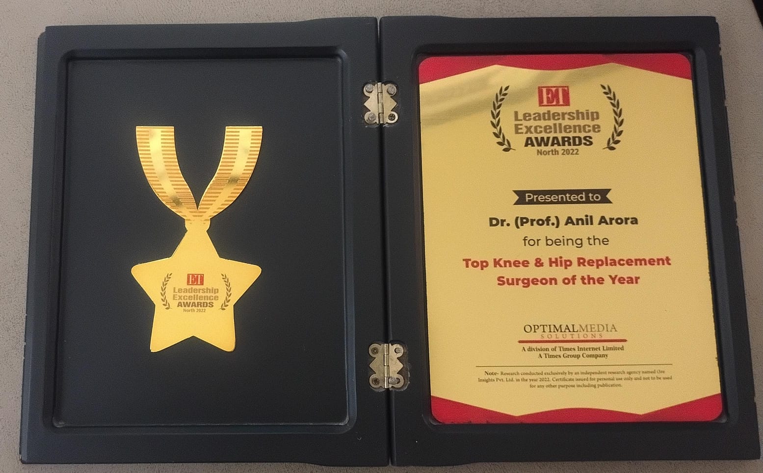 Top Knee & Hip Replacement Surgeon of the Year